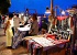 Mercado de artesanía en el puerto de Ibiza