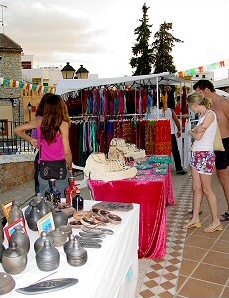 Artisan market in Sant Miquel