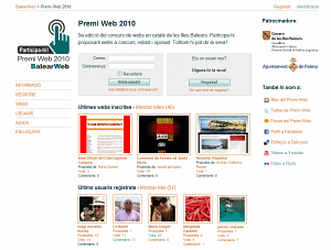 9th "Premi Web" awards